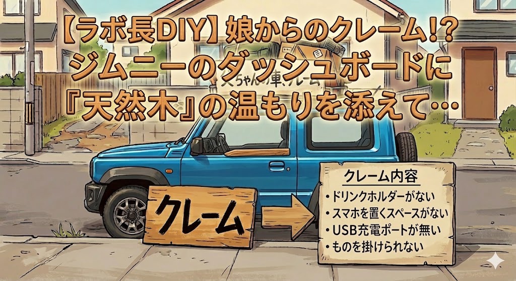 「JB64のダッシュボードテーブルを自作